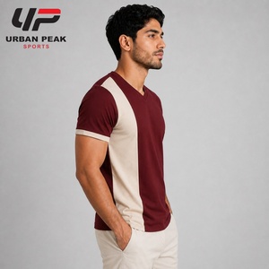 Camiseta Premium para Hombre con Cuello en V, Tejido de Algodón Suave, Ajuste Cómodo y Estilo Moderno para Uso Diario Informal - Product Image 2