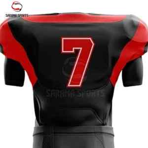 Uniformes de Fútbol Americano Personalizados de Calidad Única al por Mayor, Uniformes de Fútbol Americano 100% Poliéster - Product Image 6