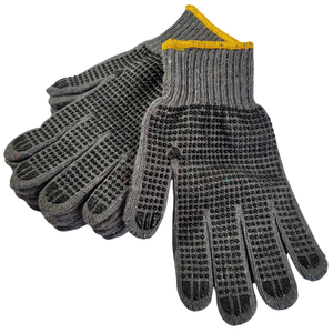 Gants de travail antidérapants antistatiques gris durables avec pointillage noir sécurité accrue pour l'élagage des cultures - Product Image 6