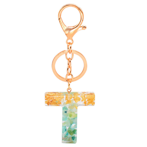 Wholesale New Fashion Acrylic Letter Charm Resin Pendant Keychain Tassel Butterfly Pendant <b>Key</b> <b>Ring</b> - Product Image 6