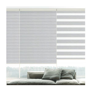 Persianas Plisadas Omni Dark Zebra de la Mejor Calidad, Decoración del Hogar, Persianas Combinadas Opacas, Textil Decowin, Fabricadas en Corea - Product Image 2