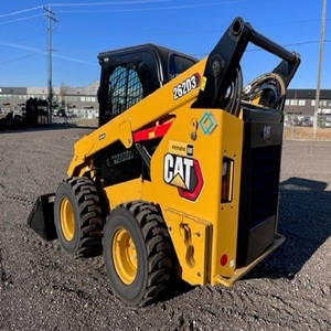 รถแทรกเตอร์ตักหน้าใหม่ CAT 262D3 รถตักล้อยางแบบสกิดสเตียร์ / รถตักล้อยางแบบสกิดสเตียร์มือสอง Cat 262d 236d 246d ขนาดเล็ก - Product Image 3