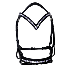 Bride anatomique islandaise de haute qualité et pierre HotFick pour les courses de chevaux et l'équitation licou en cuir de style occidental au meilleur prix - Product Image 1