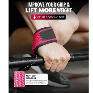 Sangles de levage réglables pour la musculation, l'entraînement en salle de sport, les soulevés de terre, les tractions, l'équipement de fitness - Product Image 4