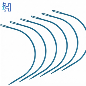 Aguja de tejido curvada tipo C, herramienta profesional para coser cabello, para instalación de extensiones de cabello y fabricación de pelucas - Product Image 1
