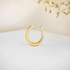 Pendientes de Oreja con Diamantes Cultivados en Laboratorio, Corte Baguette y Redondo, en Oro de 14K, Pendientes Modernos con Diamantes para Mujer, Joyería Elegante - Product Image 1