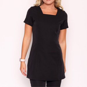 Uniformes de Trabajo Personalizados para Salón de Belleza, Túnica con Cierre, Uniformes de Spa, Uniformes Modernos con Opción de Logotipo - Product Image 6