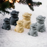 Produits de ciment dragon de bon augure tricolores faits à la main Souvenirs et cadeaux décoratifs personnalisés