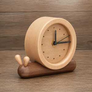 Reloj de Mesa de Lujo con Números Romanos Dorados, Marco de Metal Negro, Reloj de Escritorio Vintage, Silencioso, de Cuarzo, Giratorio, Decorativo - Product Image 3