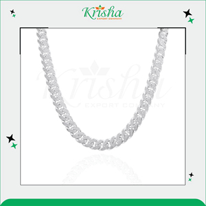 Chaîne cubaine en or massif 10 carats de haute qualité avec petits diamants, bijoux de fiançailles pour soirée, disponible au prix de gros pour l'exportation - Product Image 2