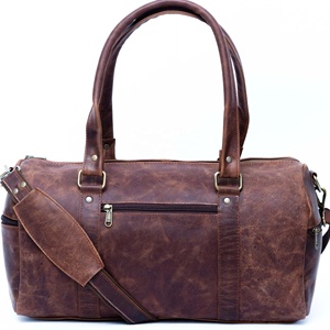 Custom Logo Durable Waterproof <b>Leather</b> Handle Weekender Overnight Gym <b>Duffle</b> <b>Bags</b> Business Travel <b>Bag</b> Set for <b>Men</b> - Product Image 1