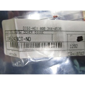1 lot de 225 diodes Zener AMAT 0840-01165 12V 5% - Équipements et pièces semi-conducteurs de confiance à l'échelle mondiale chez - Product Image 4