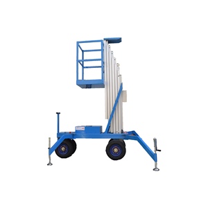 Platform pengangkat paduan aluminium industri <span class=keywords><strong>6m</strong></span> desain kompak keselamatan dan kinerja tinggi untuk tugas angkat tugas berat - Product Image 5