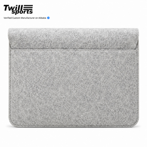 OEM Supplier Protective Wool Felt Laptop Carry Pouch Case Business <b>Computer</b> Sleeve with Custom Packaging Manufacturing Service - Product Image 2