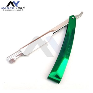 Navaja de Afeitar Profesional de Acero Inoxidable con Soporte de Cuchilla Reemplazable, Navaja Clásica para Afeitado en Húmedo para Hombres, Uso en Salón, OEM - Product Image 5
