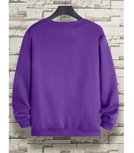 New Design Casual Stylish Long Sleeve Round Neck Shoulder Slope Printed Comfortable Plus Size Men's Sweatshirt From Bangladesh - Product Image 2