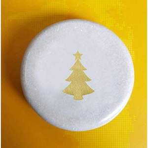 Sustainable Eco-Friendly <b>Marble</b> <b>Coaster</b> Set Durable Washable Natural Stone for Dining Promotional <b>Coaster</b> - Product Image 6