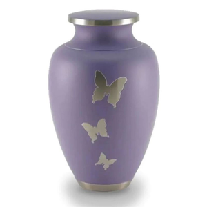 Urne funéraire en métal argenté de qualité supérieure pour adulte, élégante et décorative, conteneur commémoratif pour cendres humaines, prix abordable - Product Image 3