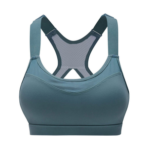 Sujetador Deportivo Atlético para Mujer, de Alto Impacto, para Gimnasio, Correr, Yoga, Fitness, con Relleno, Tirantes Ajustables, Malla Transpirable, Sin Costuras - Product Image 1