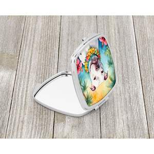 Pit Bull Terrier Luau Compact Pliant Miroir De Maquillage Portable Poche Voyage Cadeau Décoratif pour Femmes et Filles - Product Image 2