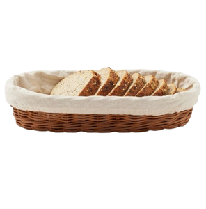 Hot Selling Rattan Made <b>Bread</b> and Fruit <b>Basket</b> Storage Organization Table Centerpiece Kitchenware Supplies - Product Image 2