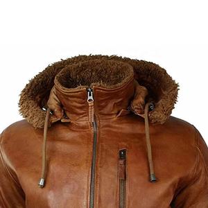 <b>Men</b>’s Original Genuine Leather <b>Biker</b> <b>Jacket</b> Classic Fashionable Motorcycle Leather <b>Jacket</b>, Custom Sizes & Bulk Orders Available - Product Image 3