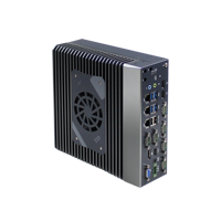 Chasis Industrial Intel de 10.ª-11.ª Generación, Mini PC Integrado, Doble DDR4, Máximo 64 GB, 3 LAN, 3 Pantallas, RS232/485, Windows 11, Automatización
