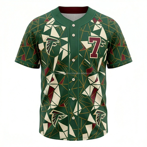 Custom 100% Polyester Lightweight Summer <b>Baseball</b> Shirts Blank Button Down Jersey Streetwear <b>Baseball</b> Jerseys - Product Image 6