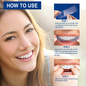 Tiras de blanqueamiento Dental para uso doméstico, tiras de blanqueamiento Dental eficiente, venta al por mayor - Product Image 6