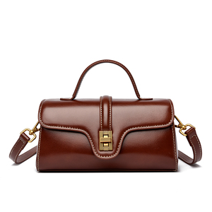 Bolso Bandolera de Cuero Genuino Vintage de Alta Calidad para Mujer, con Cierre de Cremallera, Elegante y Moderno para Uso Diario - Product Image 6