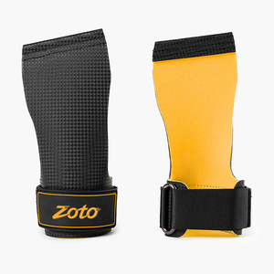 Agarraderas de competición para Cross Training, de cuero grueso acolchado, correas de gimnasio para remo y dominadas - Product Image 4