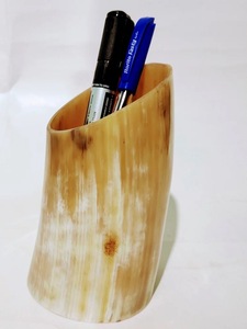 Porte-stylo en corne de buffle, vaisselle réutilisable, multi-usages, alliant élégance et durabilité pour stylos, décoration de bureau, haute qualité - Product Image 3