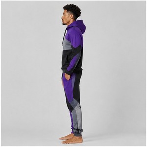 Ensemble de survêtement sportif décontracté pour homme de haute qualité, en coton 100%, avec capuche, pour l'hiver - Product Image 3