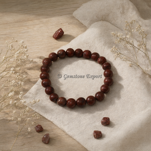 Pulseras de Jaspe Rojo al por Mayor - Accesorios de Moda de Cristal - Product Image 3