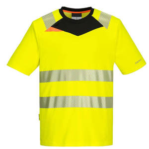 Camiseta de Seguridad de Alta Visibilidad Nueva, Económica y Lista para Enviar, Ropa de Trabajo Transpirable para Hombre, Camiseta Polo Reflectante de Manga Corta - Product Image 1