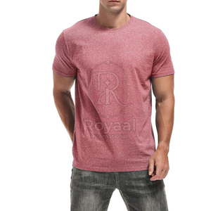 T-shirt décontracté d'été 100 % coton pour homme, imprimé personnalisé, effet délavé soleil, coupe ample et légère - Product Image 3