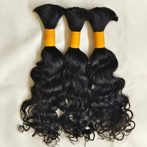 South Indian Temple Bulk Raw Hair Unprocessed Human Hair <b>Extensions</b> From South India Factory Direct <b>Cheap</b> Factory Price - Product Image 2