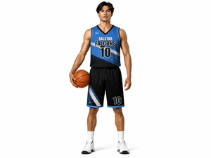 Maillot de basket personnalisé pour homme – Tissu mesh, logos d'équipe, séchage rapide, polyester, sublimation, très demandé, col en V, sans manches, toutes tailles - Product Image 1