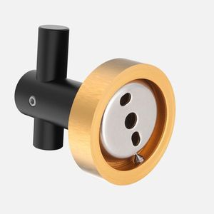 Gancio a parete con Base in oro nero confezione da 2; Per l'ingresso armadio per scarpe armadio bagno camera da letto mobili portabottiglie - Product Image 3