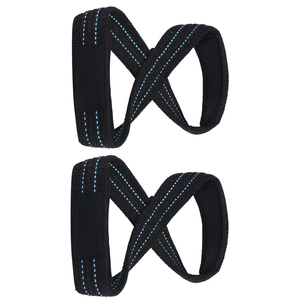Sangles de levage de qualité professionnelle avec support de poignet pour la musculation, l'haltérophilie, les soulevés de terre et les tractions – Équipement durable - Product Image 6