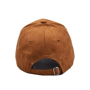 Casquette de baseball unisexe en daim à 6 panneaux, couleur unie, ajustement réglable, chapeau décontracté pour adultes, à porter au printemps et en été - Product Image 3