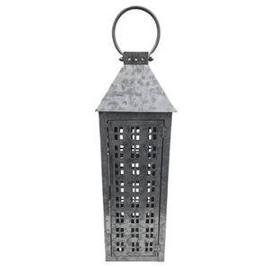 Home Decoration Glass and Iron Decorative Unique Lantern Matt <b>Black</b> Powder Coated Modern Design <b>Candle</b> <b>Holder</b> for Party Decor - Product Image 4