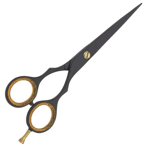 Professional Hair Cutting Black & Gold Barber <b>Shears</b> Stainless Steel Salon Hair Scissors Razor Edge Precision Cutting <b>Tool</b> - Product Image 2