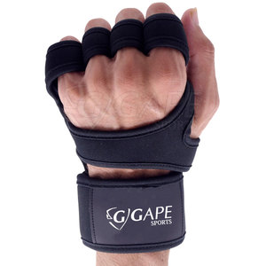 Unique Design Export Quality Cross Fit Neoprene <b>Gloves</b> Made Pakistan Adjustable Wrist Gym Fitness Weightlifting Gear Sports - Product Image 2