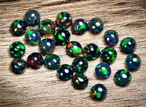 Opales naturelles en vrac, 500 carats, taille brillant, polies, 5 mm, jeu de couleurs/effet de feu, certifiées par un tiers, origine ET, faites à la main - Product Image 5