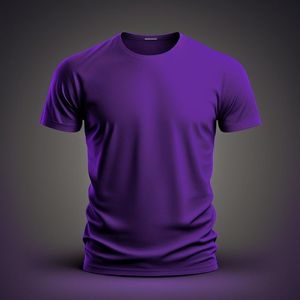 EHWUY Nouveau Modèle T-shirt Vintage Oversize à Manches Courtes en Tissu Dobby Polyester/Coton Écologique Respirant Coupe Classique Homme - Product Image 1