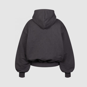 เสื้อฮู้ดดี้ผู้ชายพรีเมียม ผ้าฝ้าย 100% สำหรับฤดูหนาว ทรงโอเวอร์ไซส์ ผ้าฟลีซ เนื้อผ้าเป็นมิตรต่อสิ่งแวดล้อม ระบายอากาศได้ดี แห้งเร็ว แฟชั่นสตรีทแวร์ สั่งทำได้ - Product Image 2