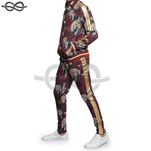 Custom Logo Puff Printing Sweatpants And <b>Jackets</b> Set Sports Suit <b>Track</b> Suits Trousers Two Piece Set Jogging Tracksuit <b>for</b> <b>Men</b> - Product Image 4