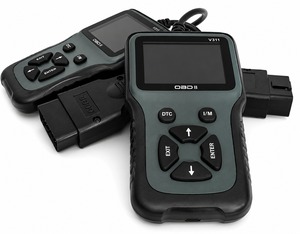 เครื่องสแกนวินิจฉัยรถยนต์ RG OBD2 พร้อมจอ LCD อ่านและลบโค้ด ABS สำหรับรถยนต์ปี 1996 ขึ้นไป รองรับแรงดันไฟฟ้า 12-24V เชื่อมต่อผ่าน USB สีดำ - Product Image 4