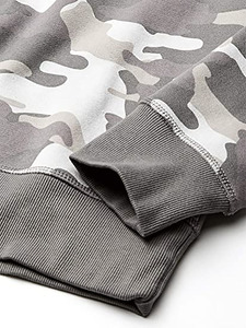Men's Camouflage Crewneck Sweatshirt Regular Fit Knitted Cotton Pullover Casual Autumn Style Anti-Pilling 330g Custom Brand - Product Image 6
